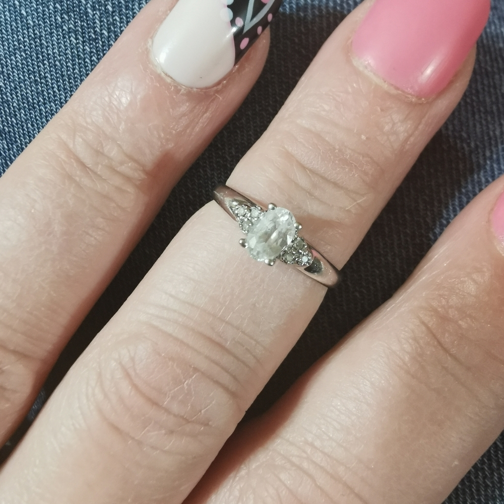 10k white gold